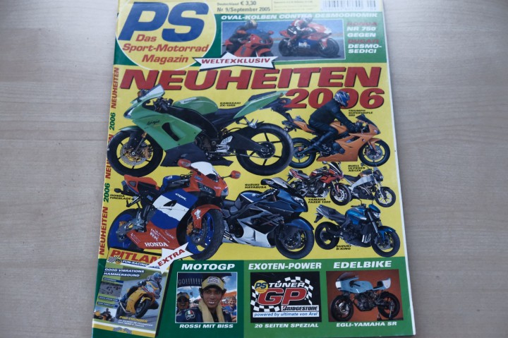 Deckblatt PS Sport Motorrad (09/2005)